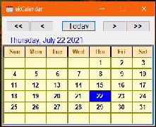 ekCalendar